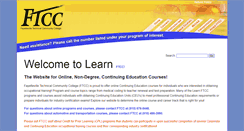 Desktop Screenshot of learnftcc.com