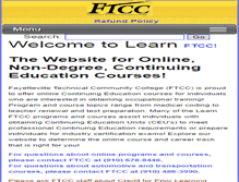 Tablet Screenshot of learnftcc.com